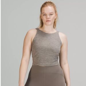 lululemon align tank high neck | size 8 | heathered rover